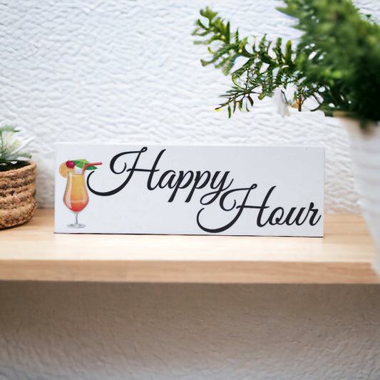 Happy Hour Cocktail Sign - The Renmy Store Homewares & Gifts 