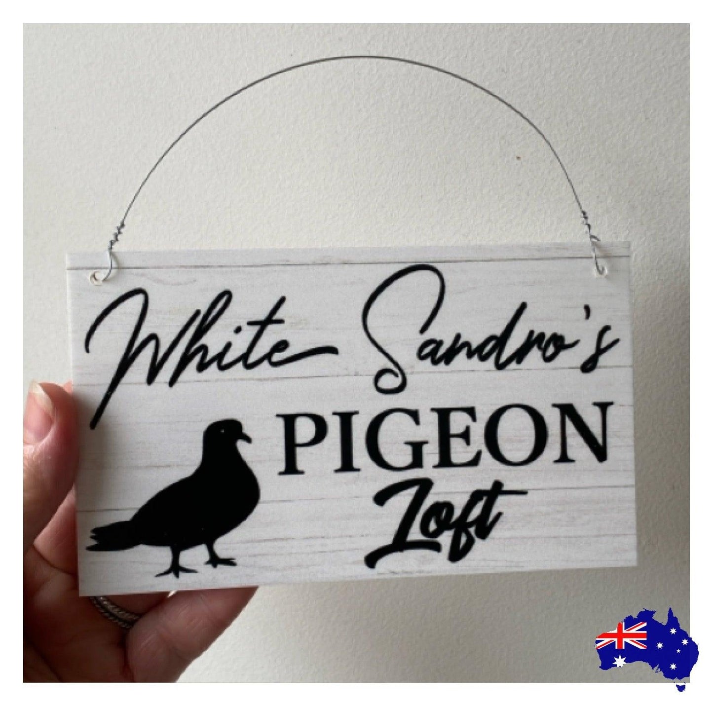 Pigeon Loft Custom Personalised Sign