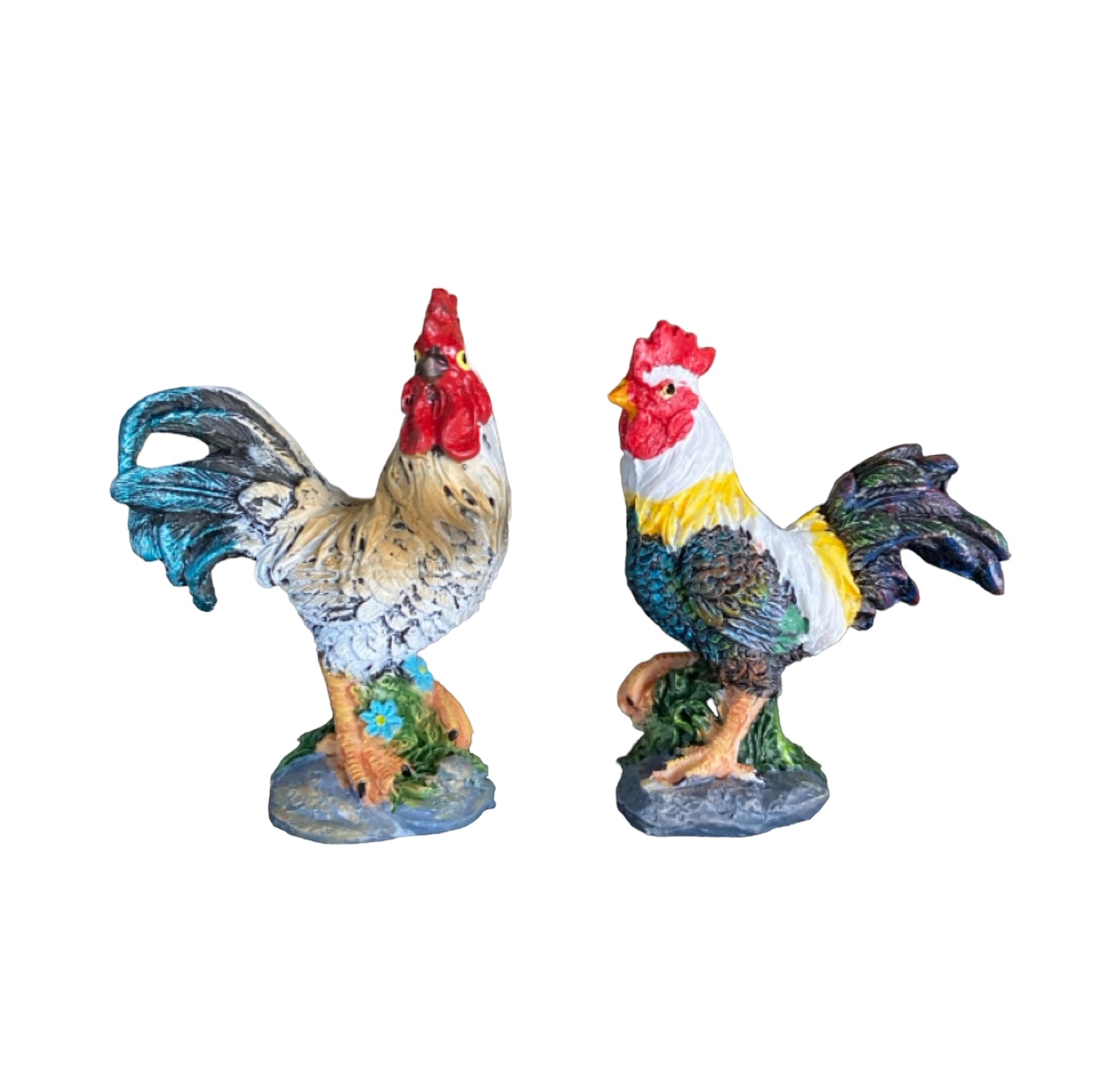 Rooster Country Set of 2 Ornament 9cm