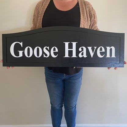 Custom Timber Name Sign | Personalised Cottage House Business Property Sign | Aussie Made