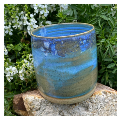 Mug Cup Blues Pottery Ceramic Aussie Made Limited Edition