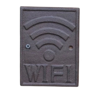 Women Man WIFI No Smoking Wall Cast Iron Sign