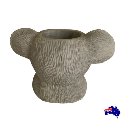 Planter Pot Vase Koala Aussie Handmade Concrete