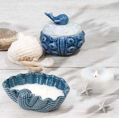 Shell Candle Whale Ceramic Dish Starfish Gift Set - The Renmy Store Homewares & Gifts 