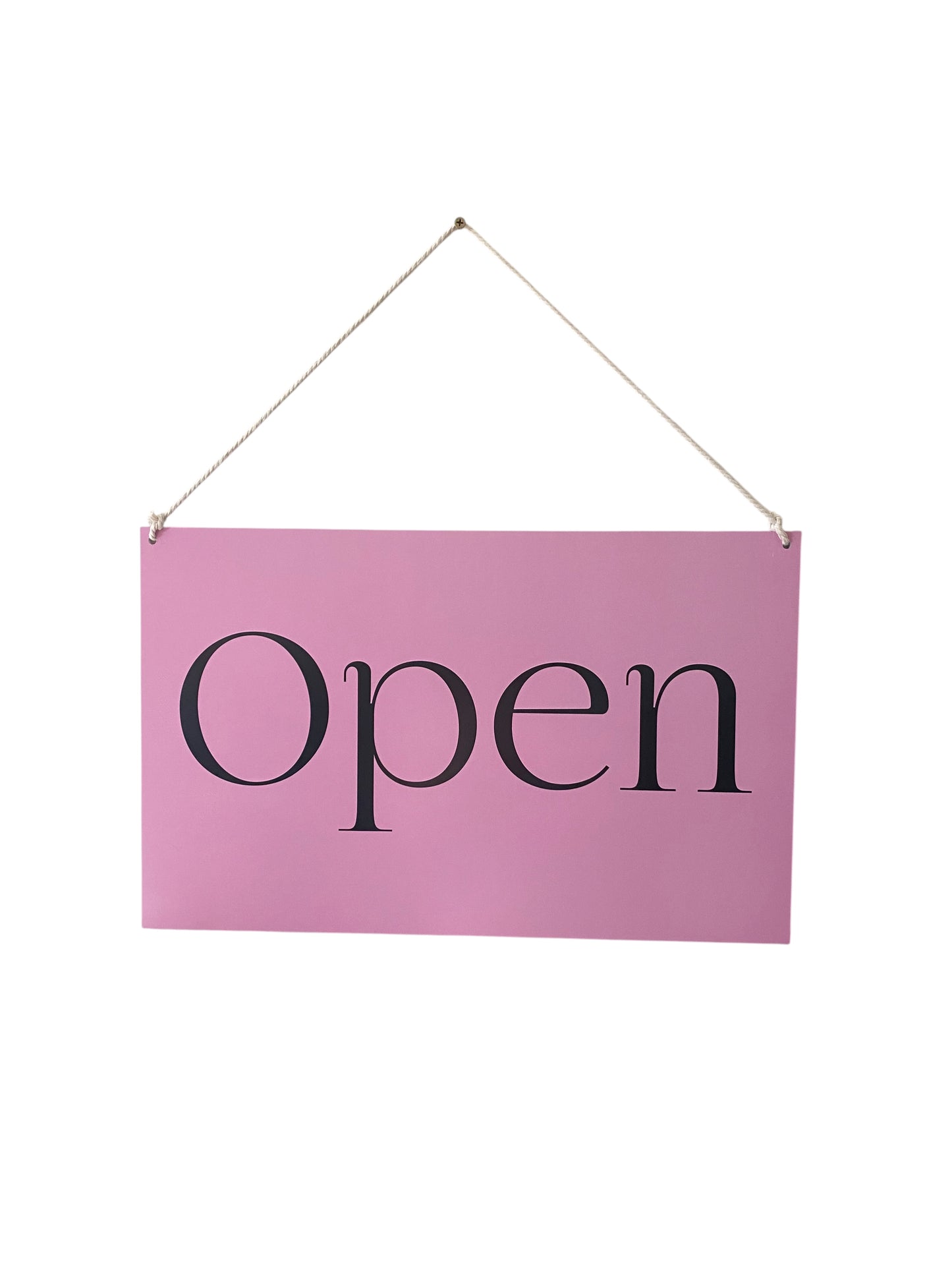 Open Closed Sign Any Colour | Double Sided Hanging Business Sign | Your Logo | Aussie Made