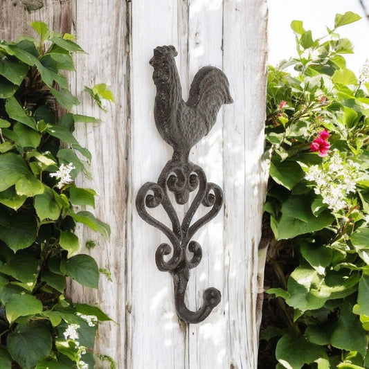 Hook Rooster Cast Iron Farmhouse