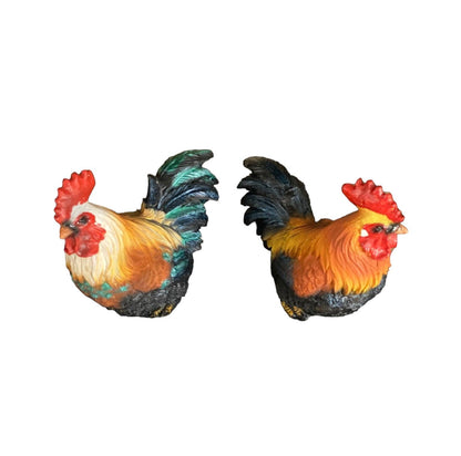 Rooster Country Set of 2 Ornament - The Renmy Store Homewares & Gifts 