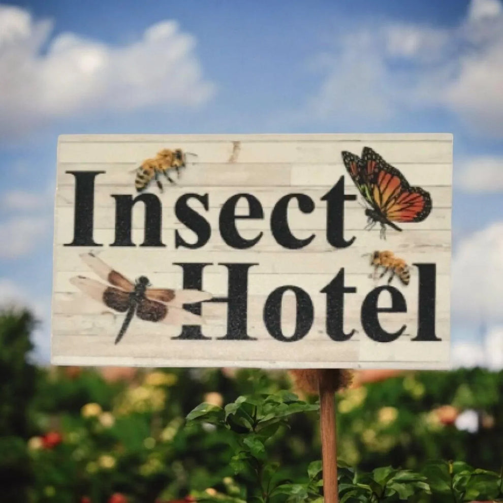 Insect Hotel Garden Sign – The Renmy Store Homewares & Gifts