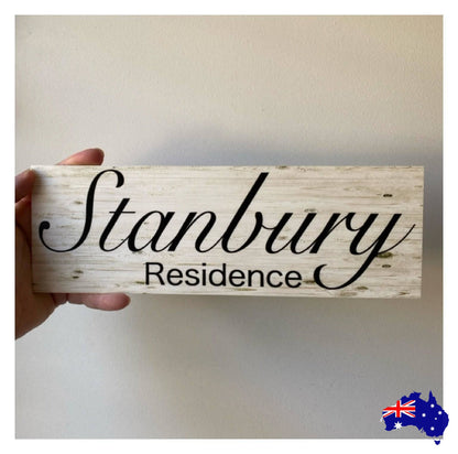 Family Residence Custom Personalised House Sign - The Renmy Store Homewares & Gifts 