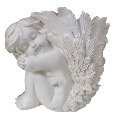 Angel Cupid Vase Planter Garden Pot Ornament