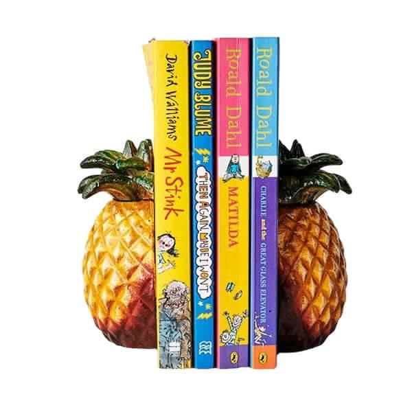 Book Ends Bookend Pineapple Tropical - The Renmy Store Homewares & Gifts 