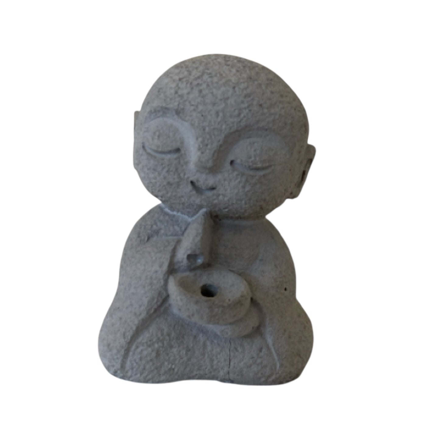 Buddha Incense Holder with tray Aussie Handmade Concrete