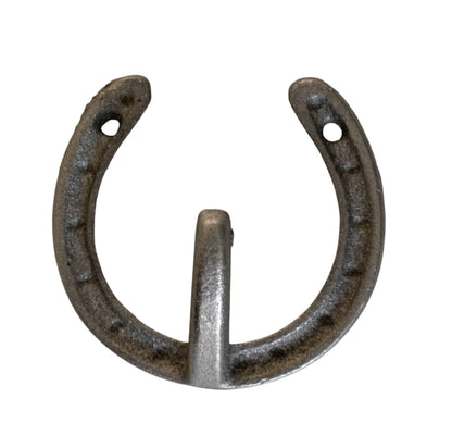 Hook Horse Shoe Rustic Vintage Cast Iron