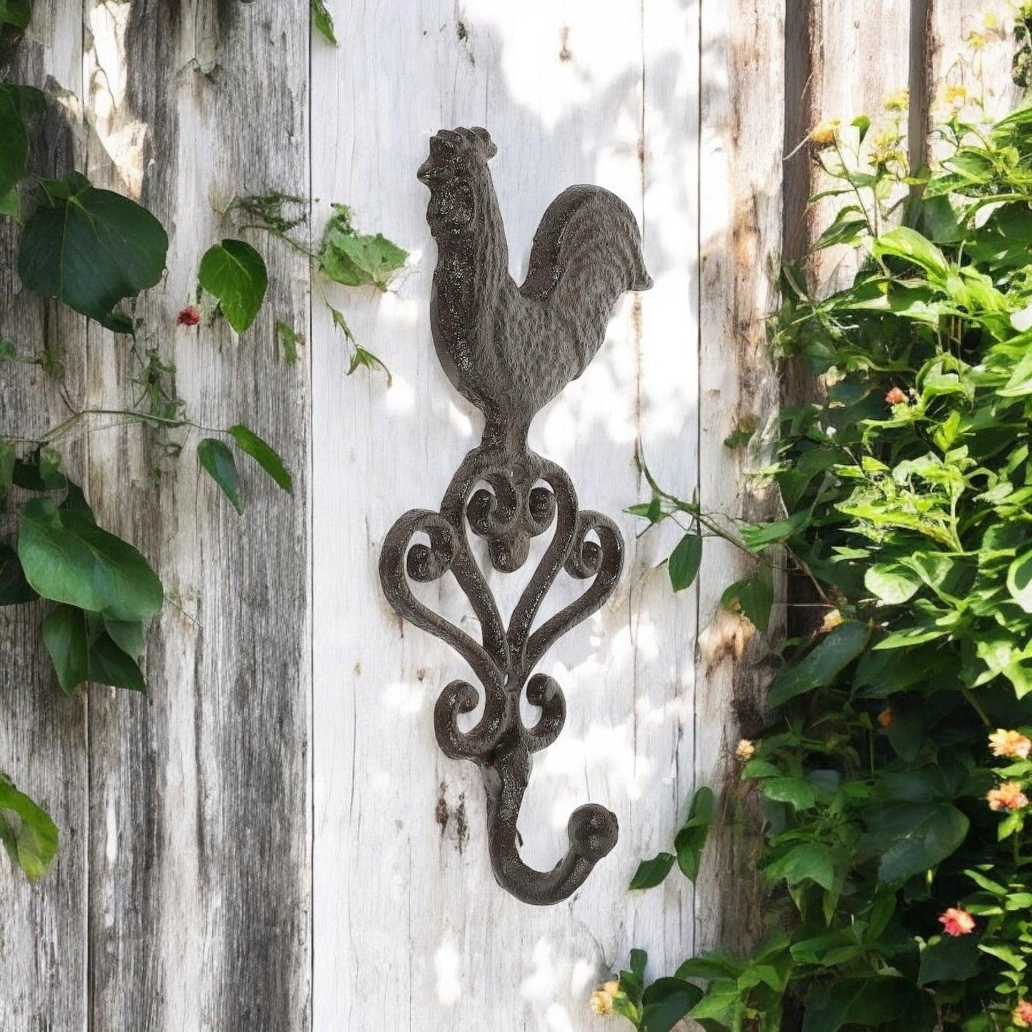 Hook Rooster Cast Iron Farmhouse