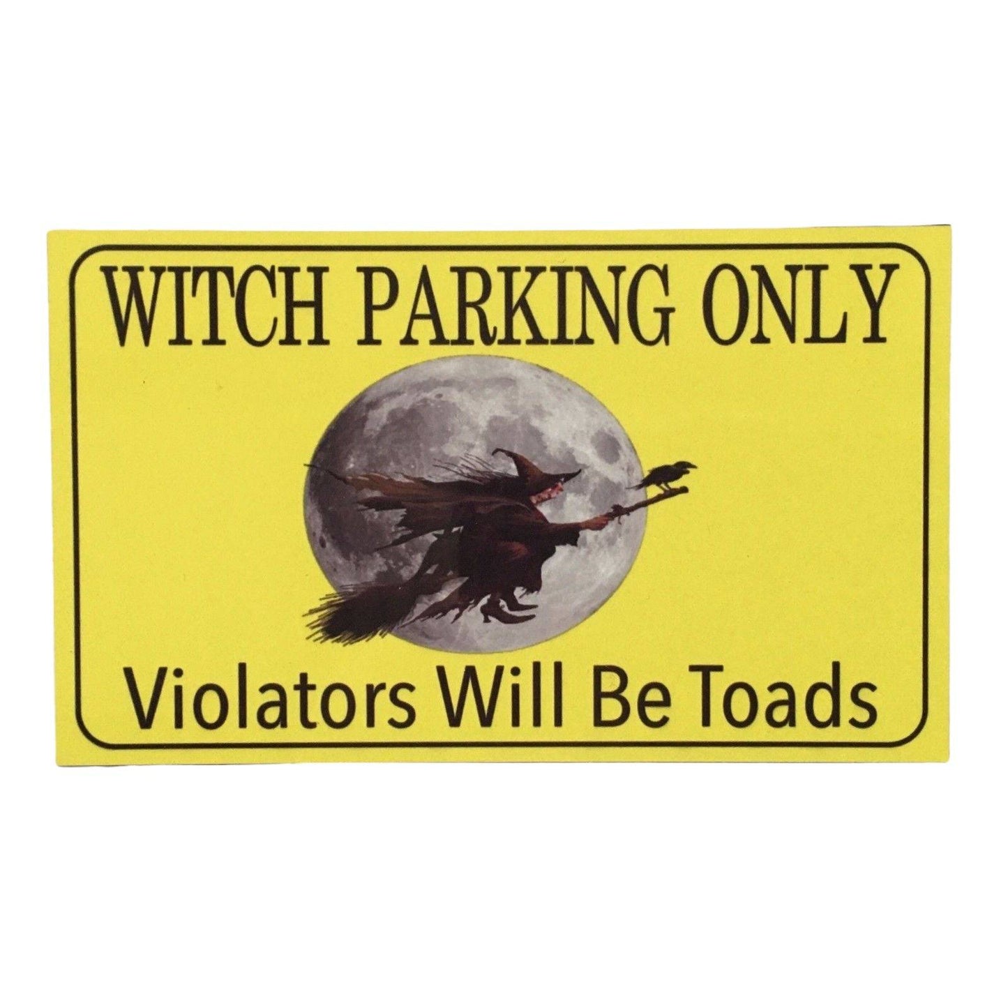 Witch Parking Sign - The Renmy Store Homewares & Gifts 