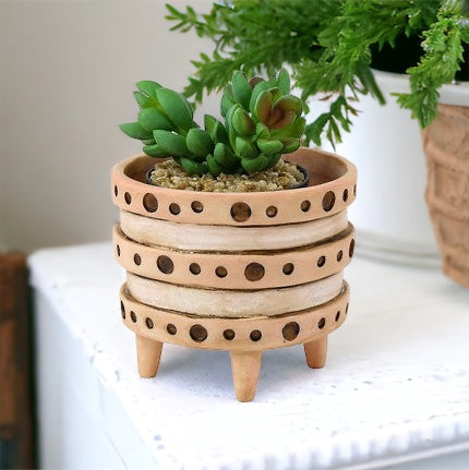 Pot Planter Funky Vera Dot Dots - The Renmy Store Homewares & Gifts 