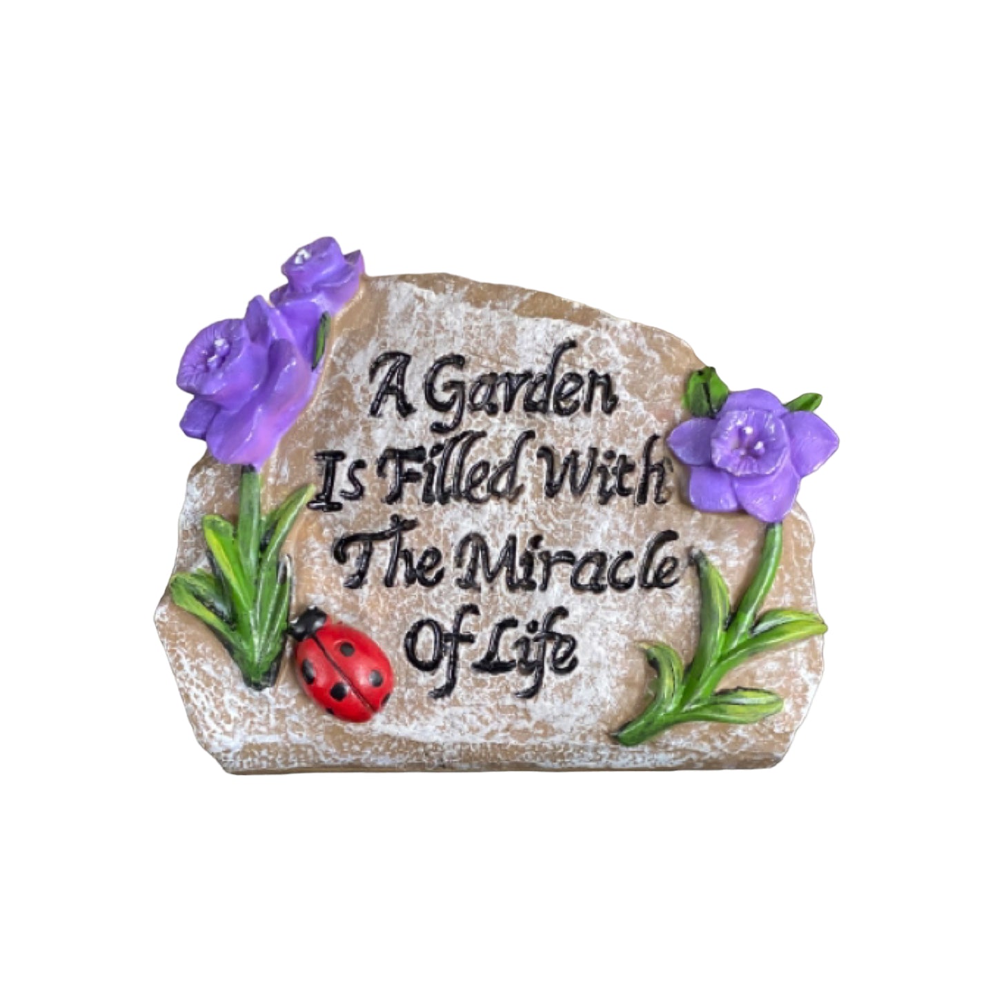 Garden Stone Rock Gardeners Miracle Ornament