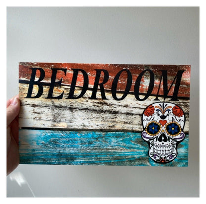 Mexican Skull Personalised Sign