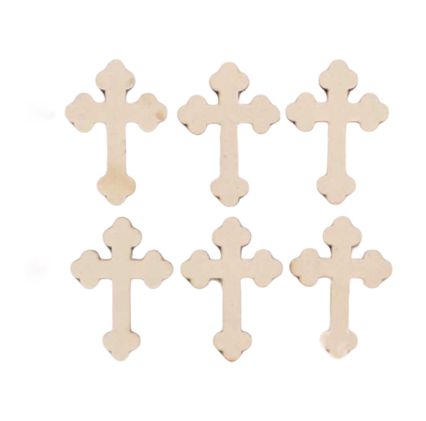Cross Crosses 5.5cm MDF Shape DIY Raw Cut Out Art Craft