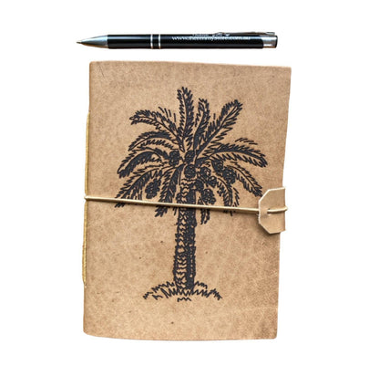 Journal Leather Diary Note Book Date Palm - The Renmy Store Homewares & Gifts 