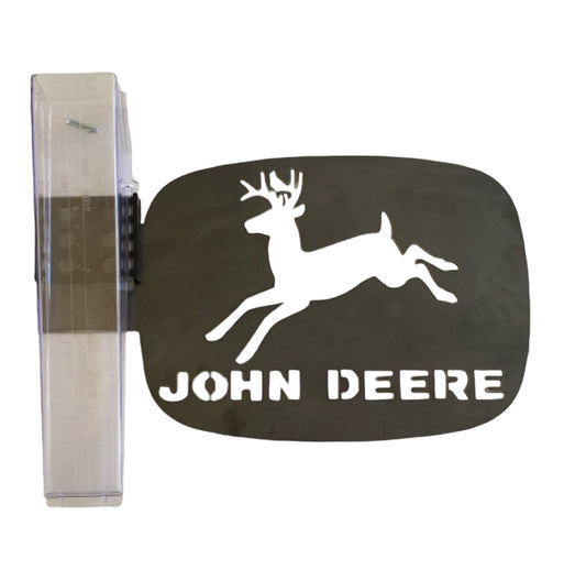 Rain Gauge Stake Wall John Deere Deer Vintage