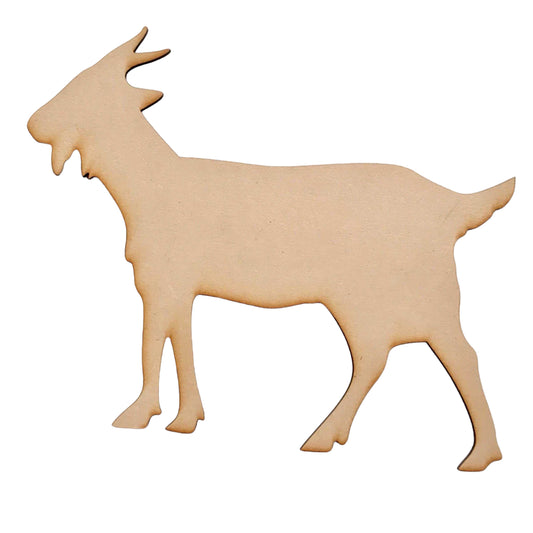 Goat MDF DIY Raw Cut Out Art Craft Decor - The Renmy Store Homewares & Gifts 