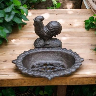 Soap Dish Cast Iron Rooster