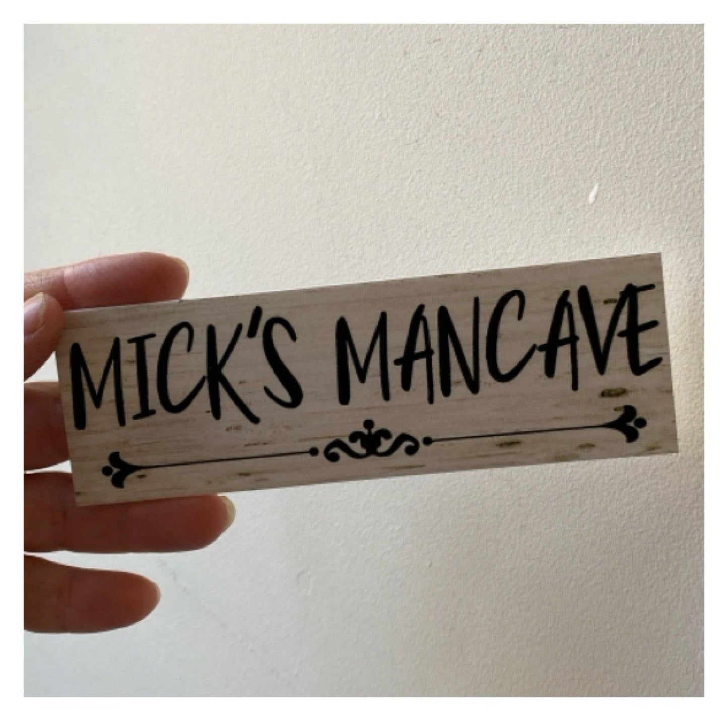 Mancave Custom Personalised Sign - The Renmy Store Homewares & Gifts 