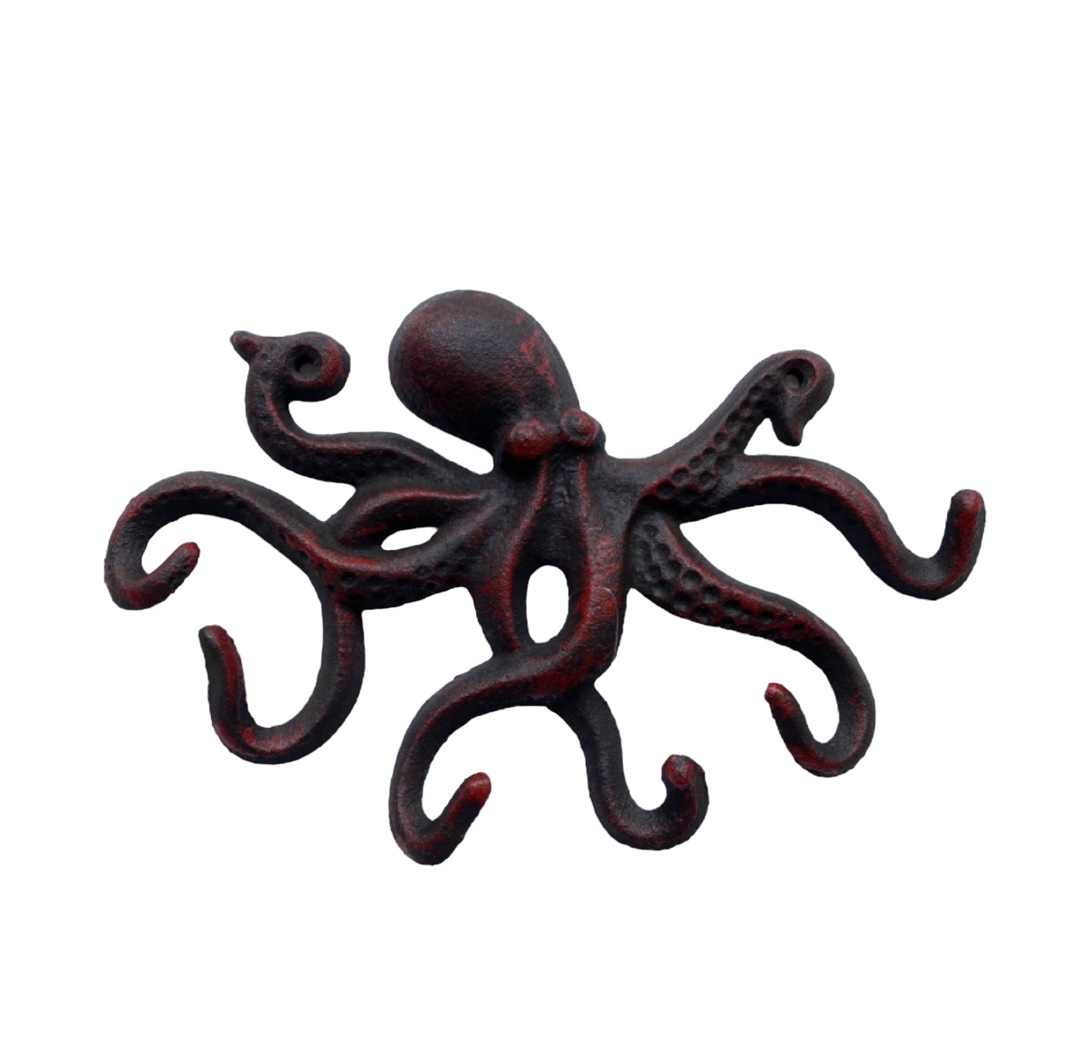 Hook Octopus Wall Coastal Cast Iron - The Renmy Store Homewares & Gifts 