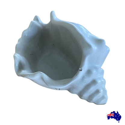 Planter Pot Dish Soap Shell Coastal Vibes Aussie Handmade Concrete