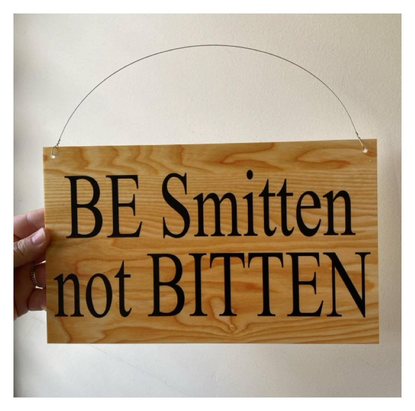 Timber Style Your Text Custom Wording Sign - The Renmy Store Homewares & Gifts 