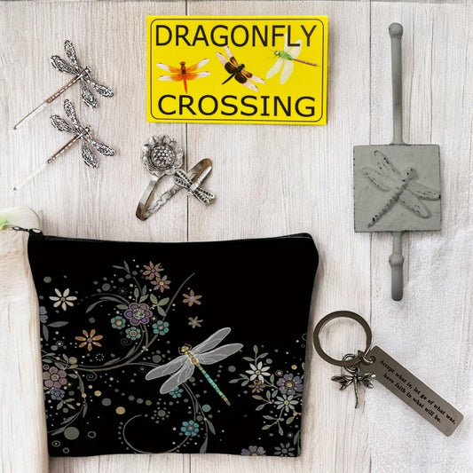 Dragonfly Bag Hook Ring Key Chain Sign Gift