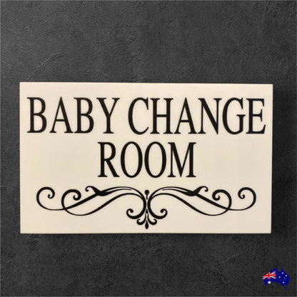 Baby Change Room Toilet Restroom Sign - The Renmy Store Homewares & Gifts 