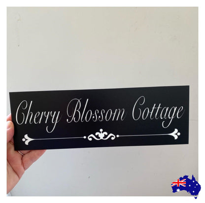 Family Name Custom Personalised Vintage Black Sign - The Renmy Store Homewares & Gifts 