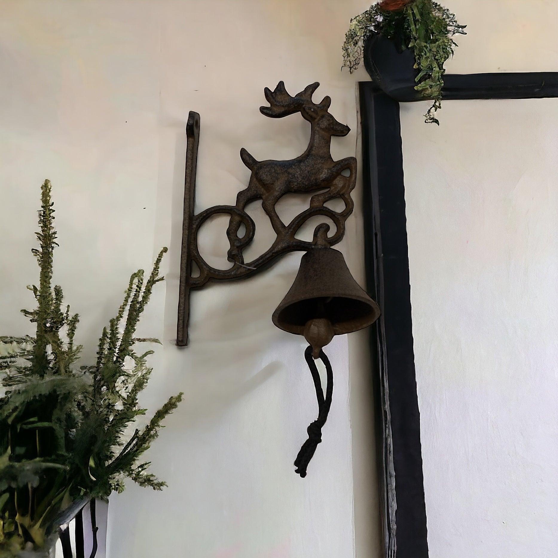 Door Bell Deer Reindeer Country - The Renmy Store Homewares & Gifts 