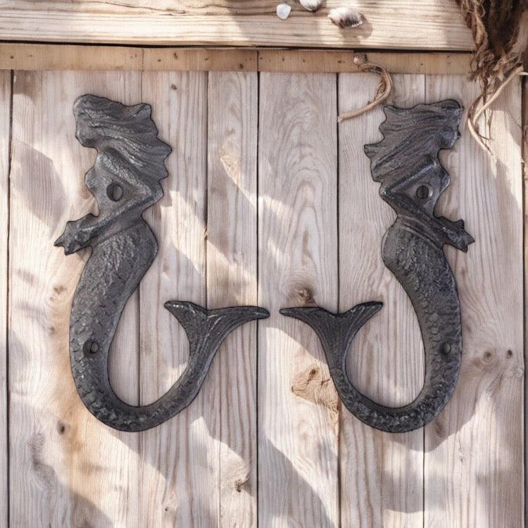 Hook Mermaid Cast Iron Set of 2 - The Renmy Store Homewares & Gifts 