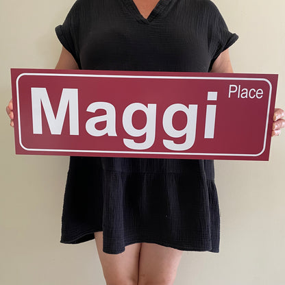 Street Custom Personalised Sign Aussie Made