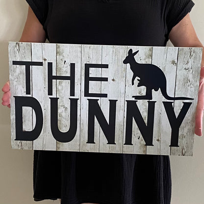 The Dunny Sign - Kangaroo Toilet - Australian Made