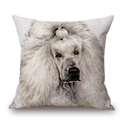 Poodle Lovers Cushion Covers 45cm | Dog Portraits & Gifts for Poodle Lovers