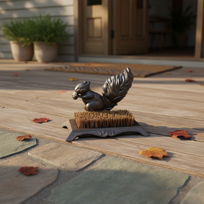 Boot Scraper Squirrel Cast Iron