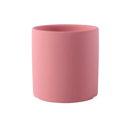 Colourful Ceramic Planter Pot with Drainage Hole | Matte Finish Indoor Succulent Pot | No Tray