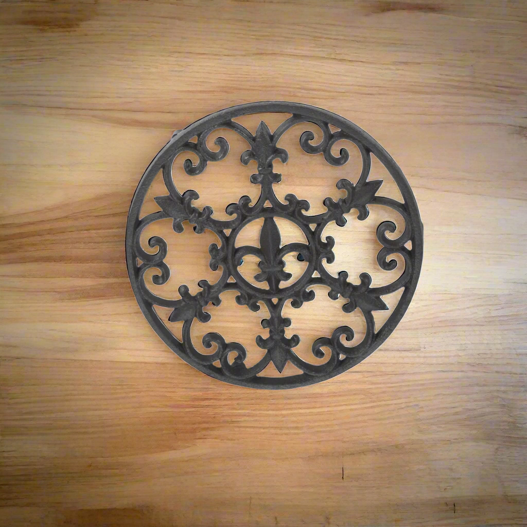 Trivet French Provincial Cast Iron