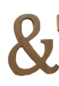 Letter Wooden Free Standing 20cm