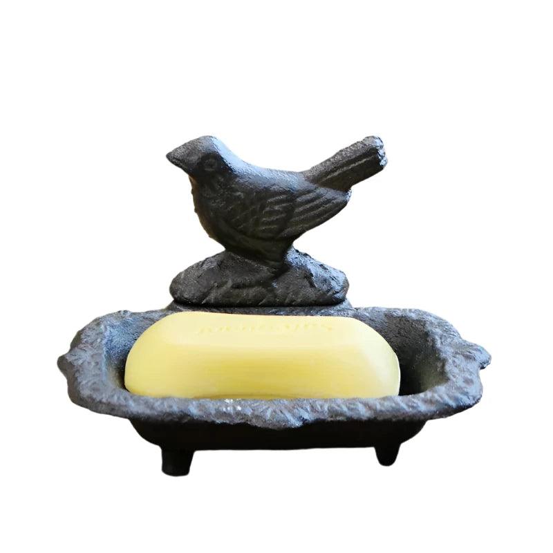 Soap Dish Cast Iron Bird