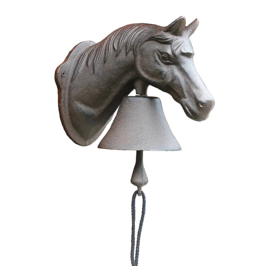 Doorbell Horse Cast Iron Country Farmhouse - 14.8x23x25cm 3.2kg