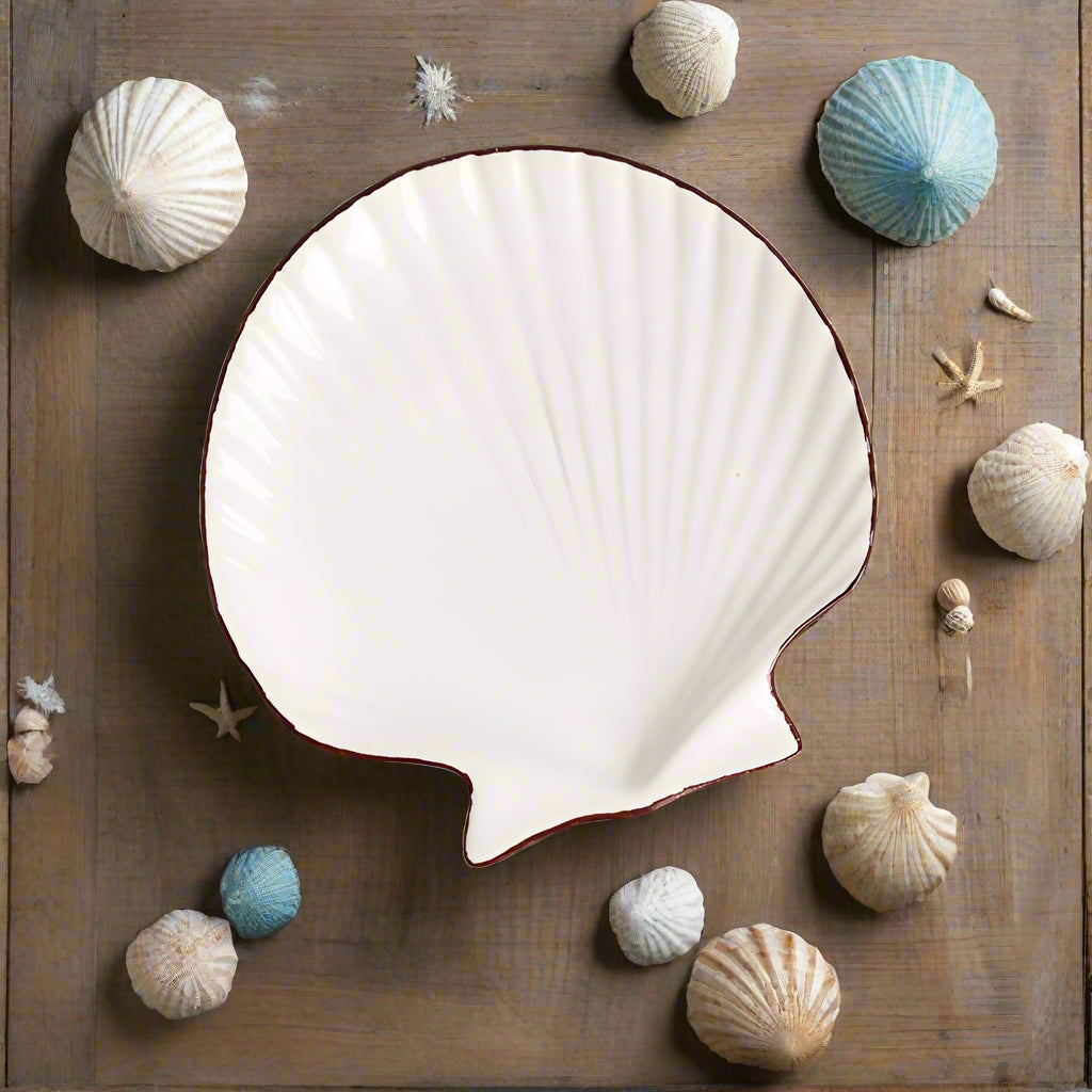 Plate Tray Beach House Ocean Ceramic