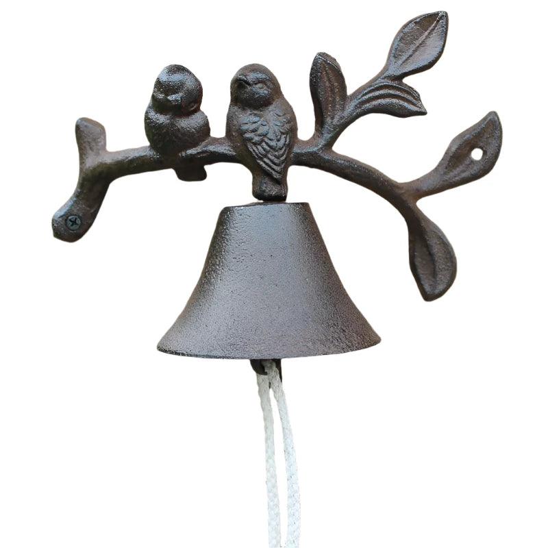 Door Bell Birds Two Cottage Cast Iron