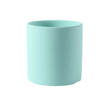 Colourful Ceramic Planter Pot with Drainage Hole | Matte Finish Indoor Succulent Pot | No Tray