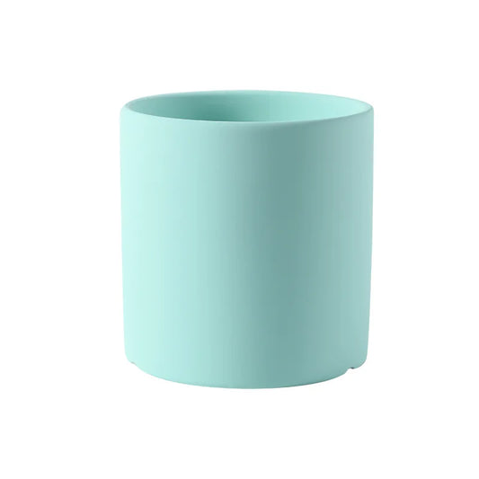 Colourful Ceramic Planter Pot with Drainage Hole | Matte Finish Indoor Succulent Pot | No Tray