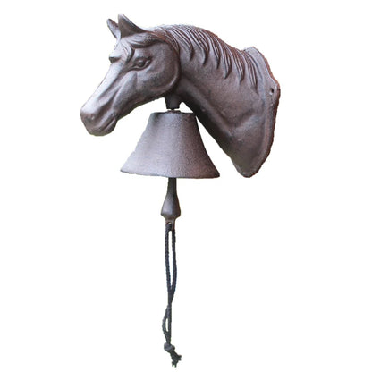 Doorbell Horse Cast Iron Country Farmhouse - 14.8x23x25cm 3.2kg